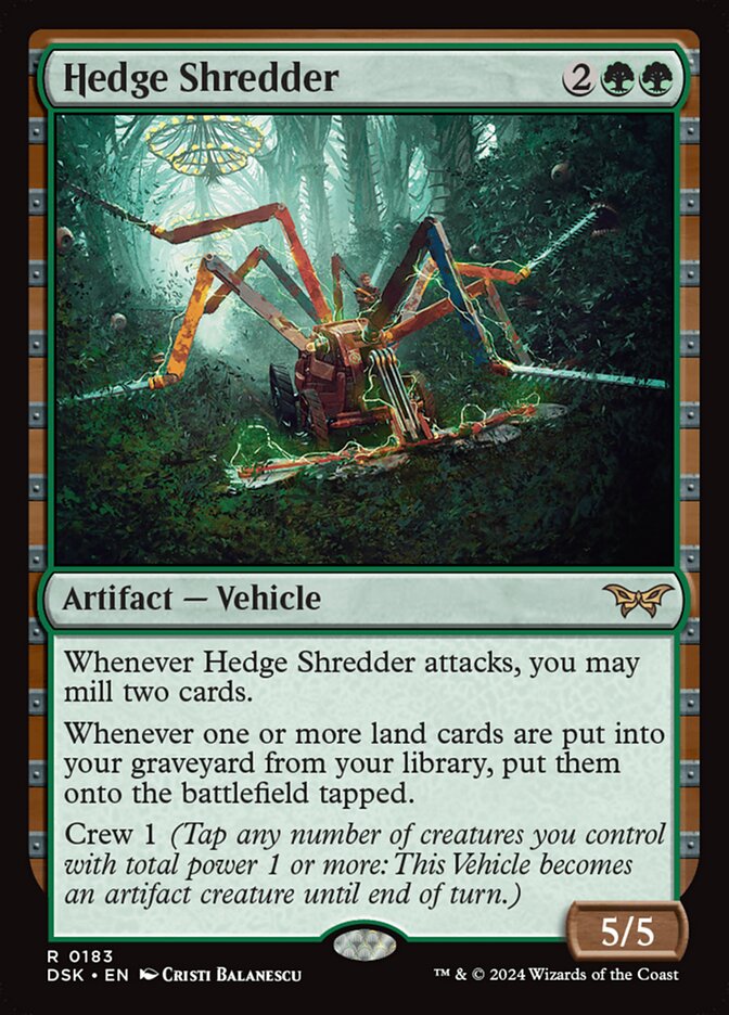 Hedge Shredder (Duskmourn: House of Horror)  | Good Games North