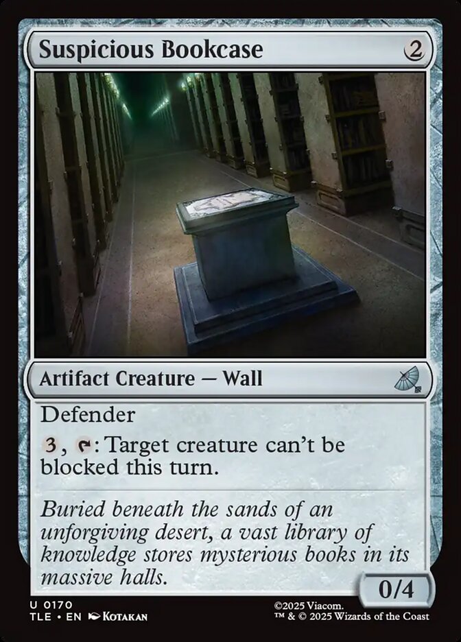Suspicious Bookcase 170/317 (Avatar: The Last Airbender: Eternal-Legal)  - Foil | Good Games North