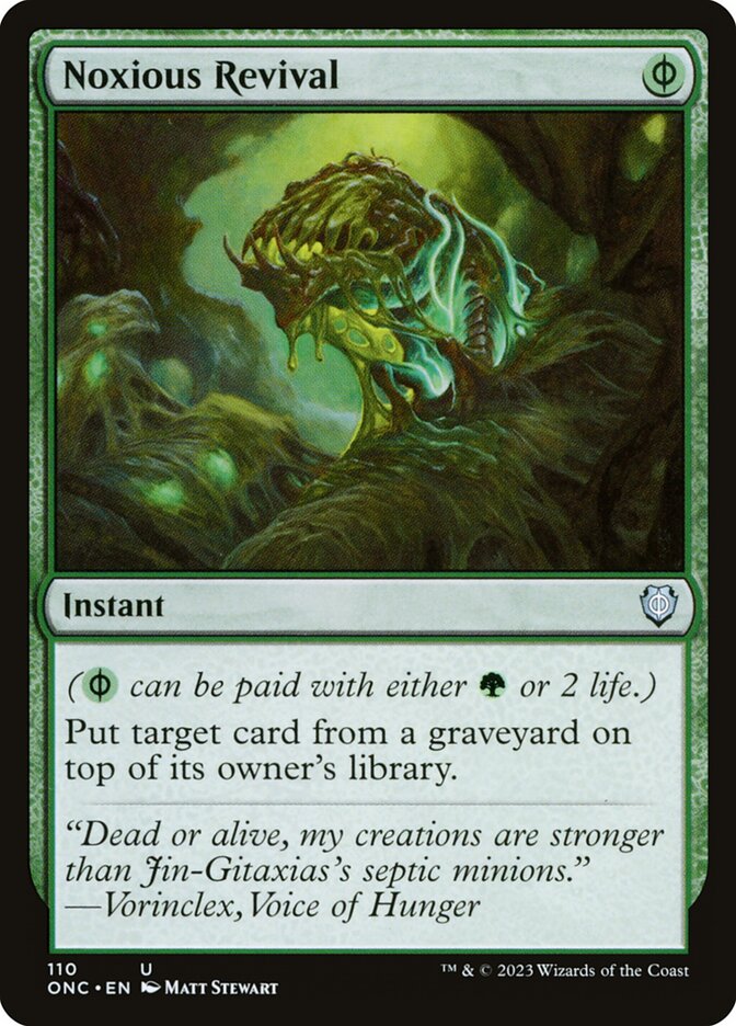 Noxious Revival (Commander: Phyrexia: All Will Be One)  | Good Games North