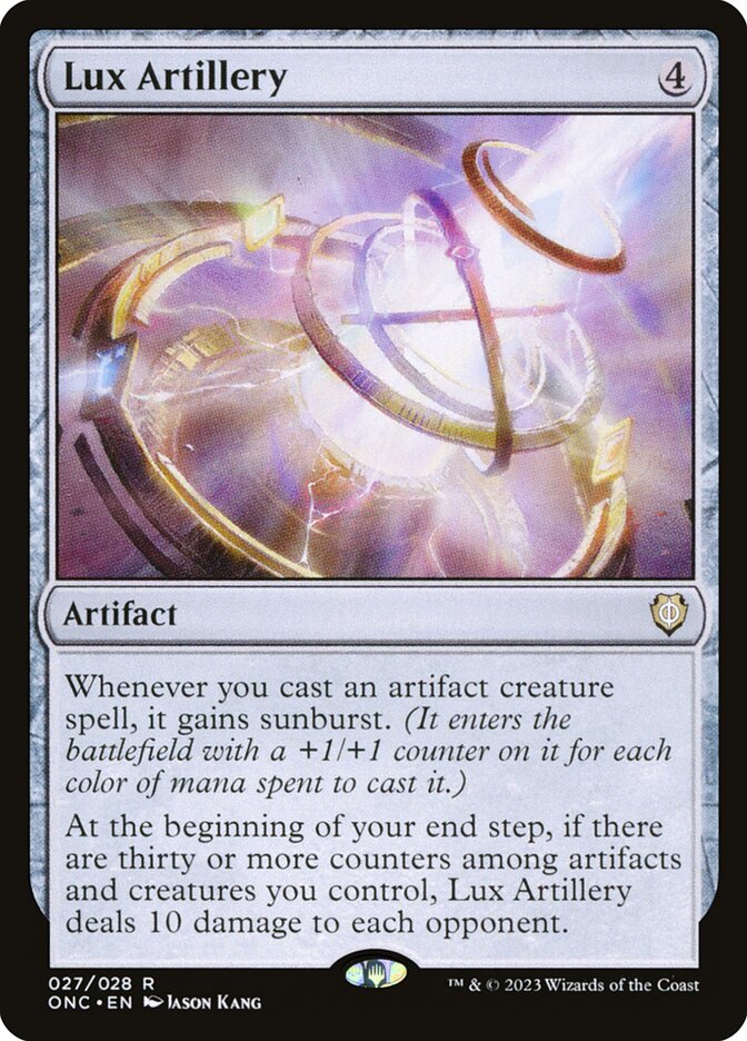 Lux Artillery 27/28 (Commander: Phyrexia: All Will Be One)  | Good Games North