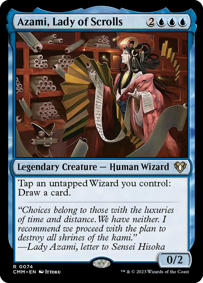 Azami, Lady of Scrolls 74/451 (Commander Masters)  | Good Games North