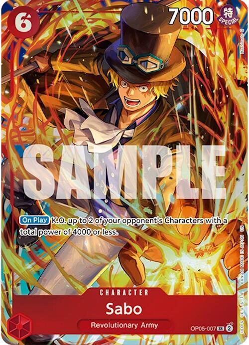 Sabo (Illustration Box Vol.5) OP05-007 (One Piece Promotion Cards)  - Foil | Good Games North