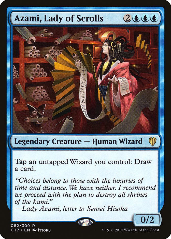 Azami, Lady of Scrolls 82/309 (Commander 2017)  | Good Games North
