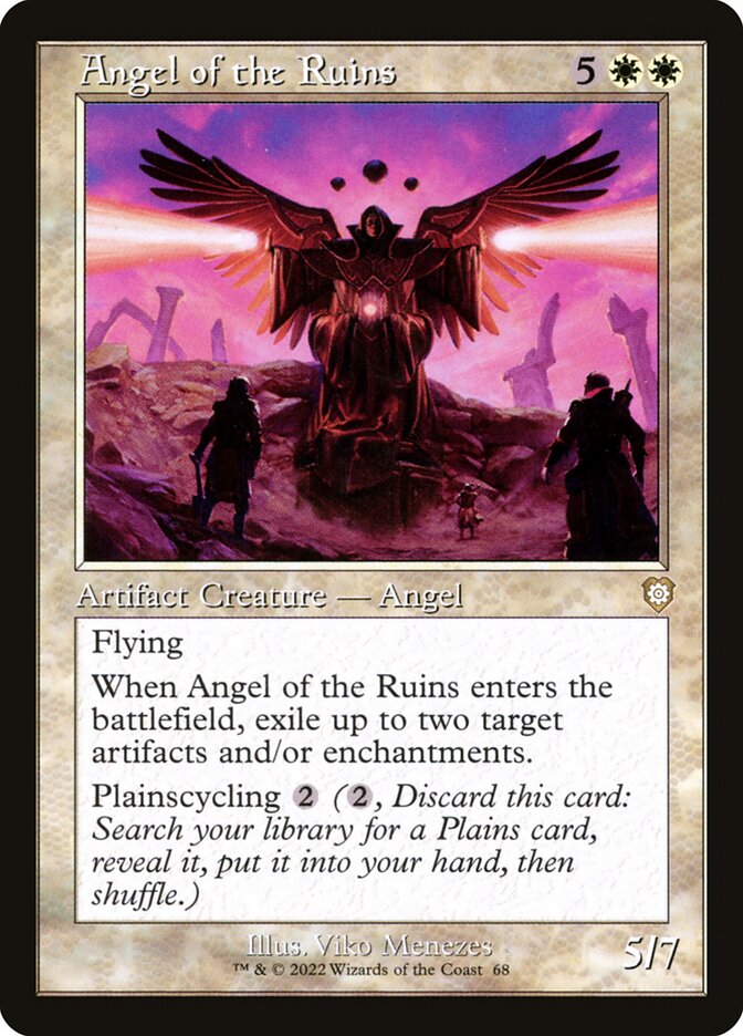 Angel of the Ruins Retro Frame 68 (Commander: The Brothers' War)  | Good Games North