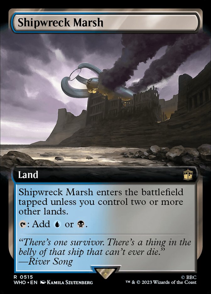 Shipwreck Marsh 515/331 (Universes Beyond: Doctor Who)  - Extended Art Foil | Good Games North