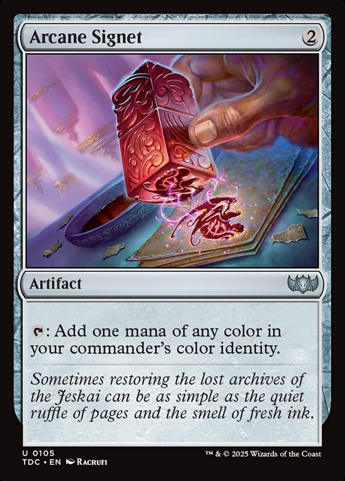 Arcane Signet (Commander: Tarkir: Dragonstorm)  | Good Games North