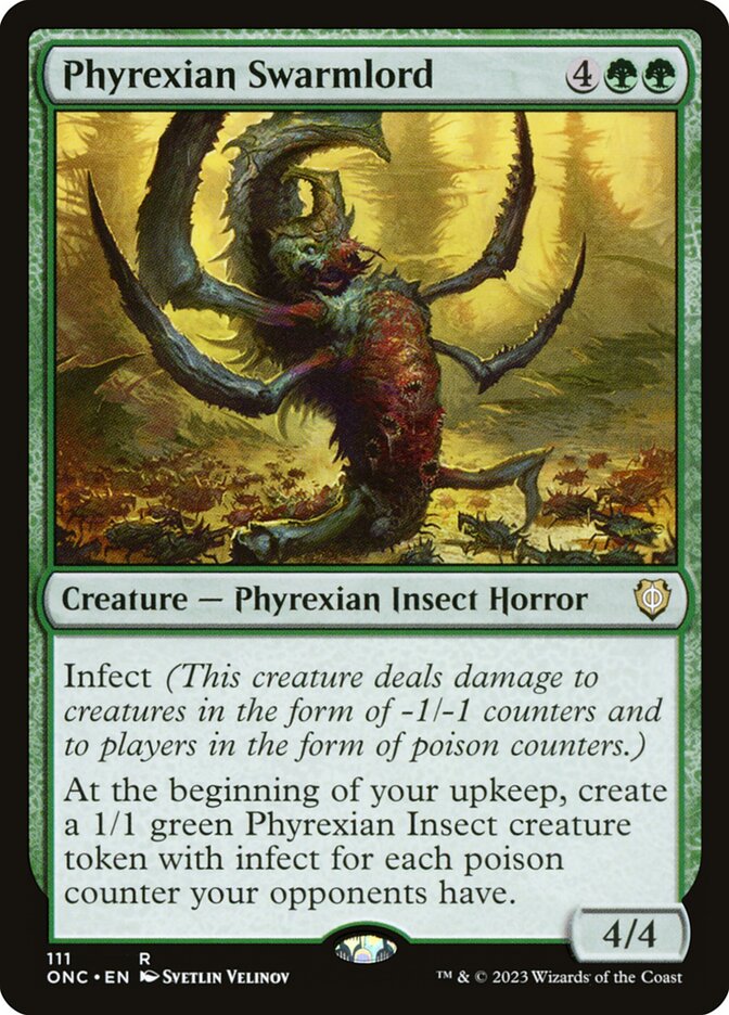 Phyrexian Swarmlord 111/28 (Commander: Phyrexia: All Will Be One)  | Good Games North