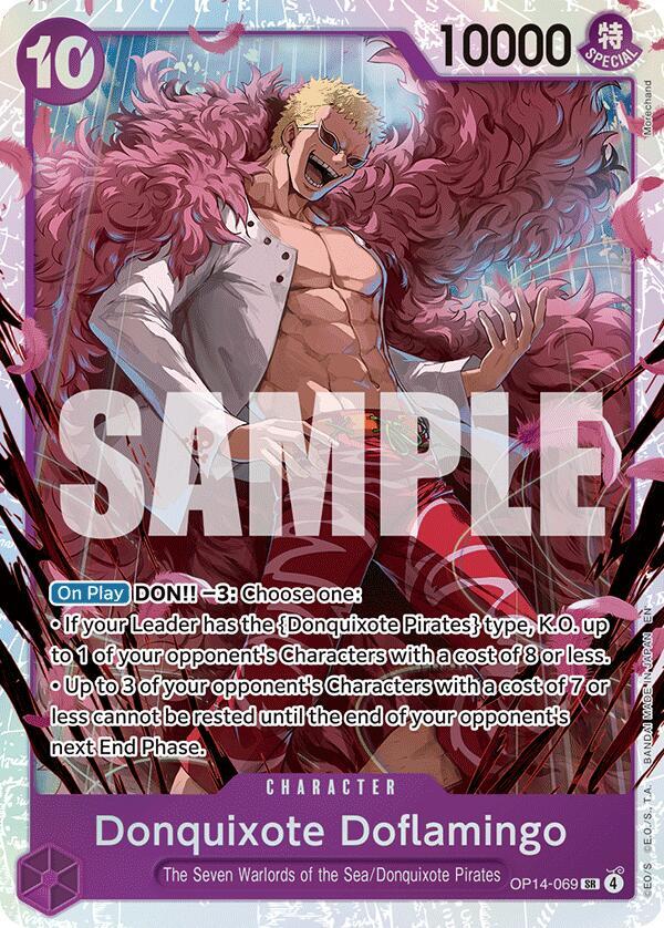 Donquixote Doflamingo OP14-069 (The Azure Sea's Seven)  - Foil | Good Games North