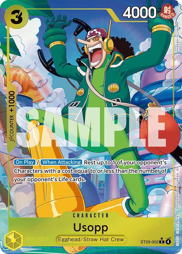 Usopp ST29-002 (Starter Deck 29: Egghead)  - Full Art Foil | Good Games North