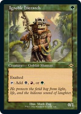 Ignoble Hierarch Retro Frame Foil Etched 414 (Modern Horizons 2)  - Foil | Good Games North