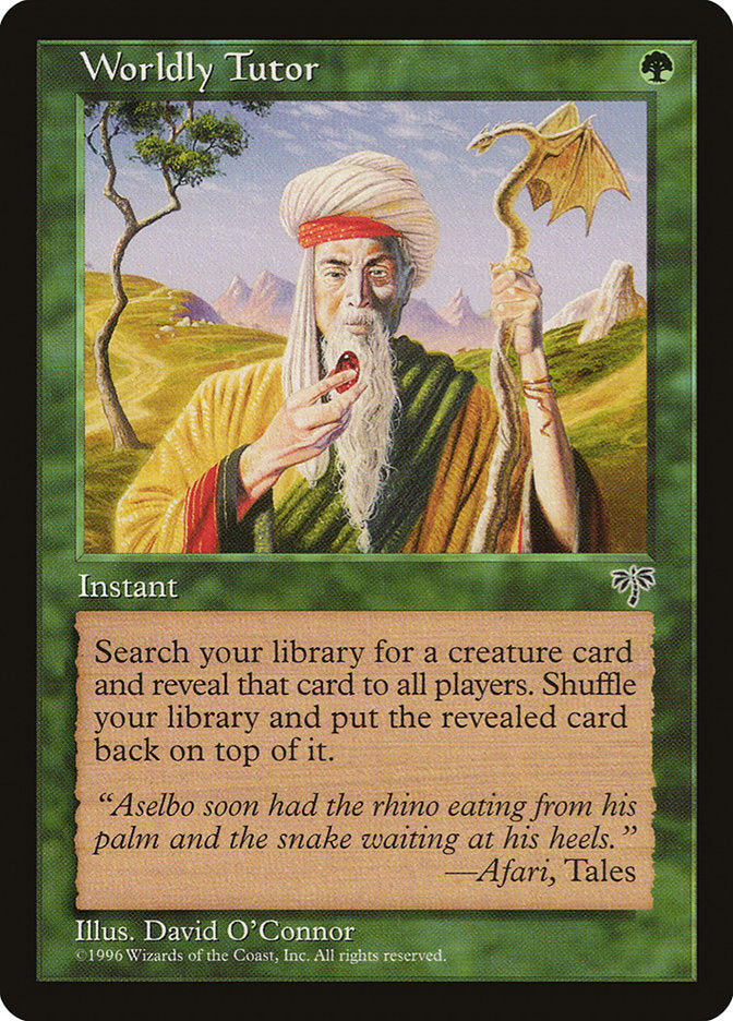 Worldly Tutor (Mirage)  | Good Games North