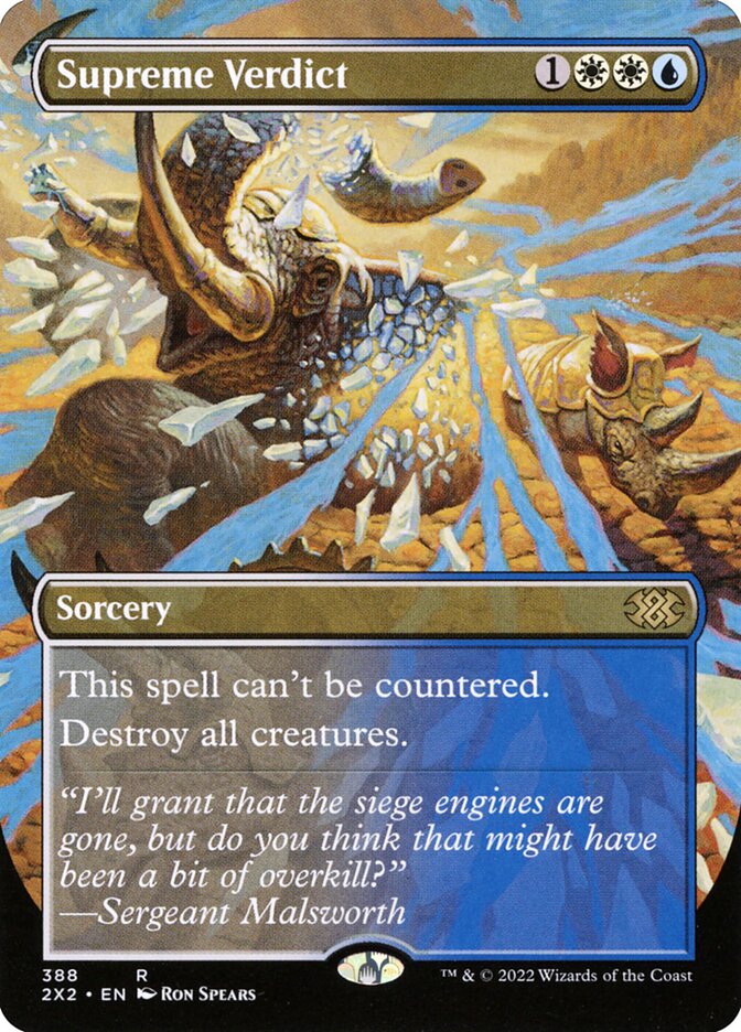 Supreme Verdict 388 (Double Masters 2022)  - Foil | Good Games North