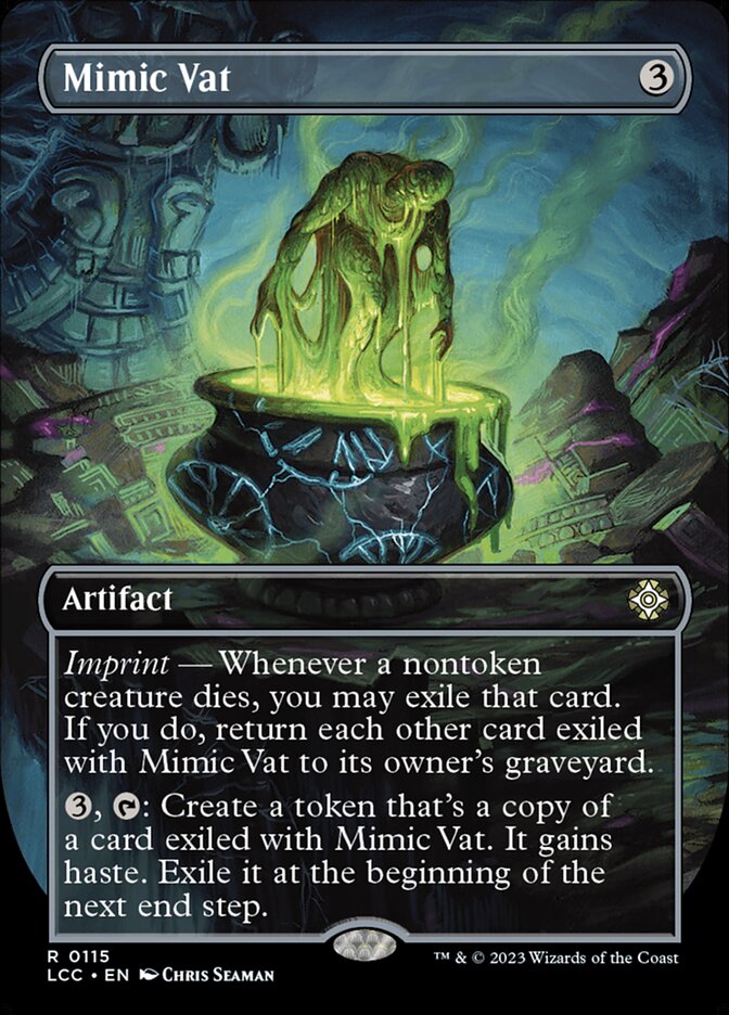 Mimic Vat Borderless 115 (Commander: The Lost Caverns of Ixalan)  - Borderless | Good Games North