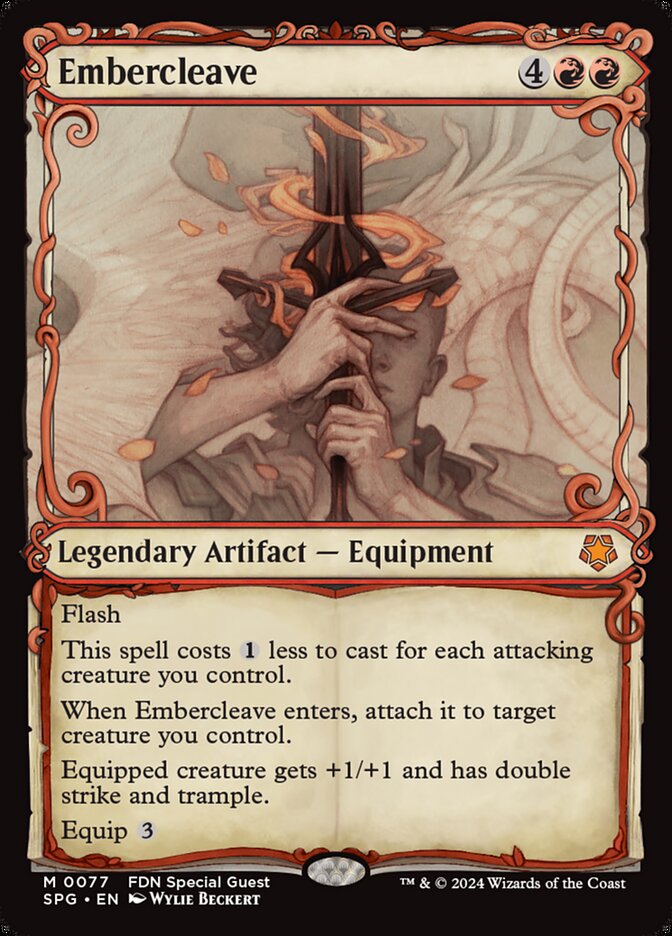 Embercleave 77/0 (Special Guests)  - Showcase Foil | Good Games North
