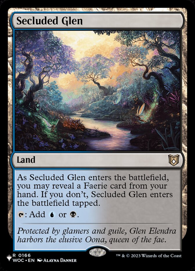Secluded Glen WOC-166/5075 (The List Reprints)  | Good Games North