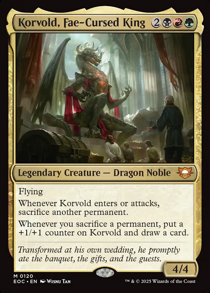 Korvold, Fae-Cursed King 120 (Commander: Edge of Eternities)  | Good Games North
