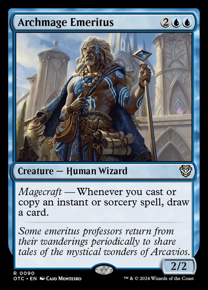 Archmage Emeritus 90/342 (Commander: Outlaws of Thunder Junction)  | Good Games North