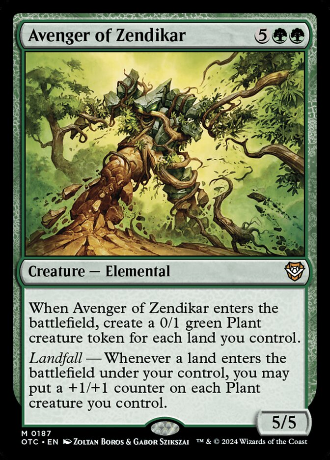 Avenger of Zendikar 187/342 (Commander: Outlaws of Thunder Junction)  | Good Games North