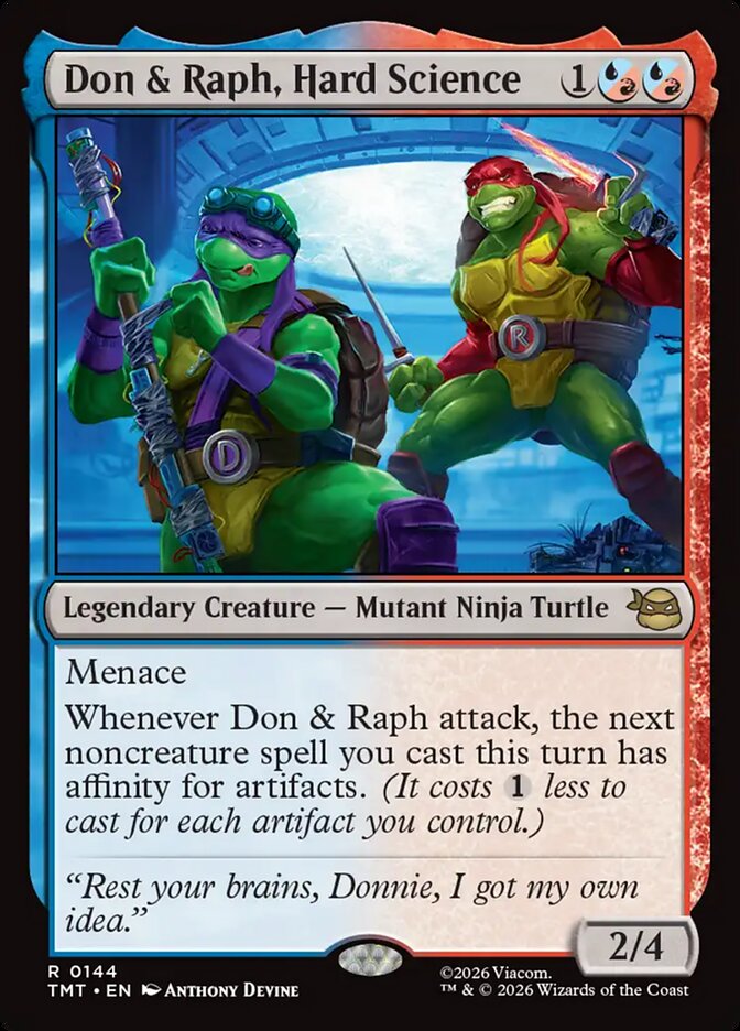 Don and Raph, Hard Science 144/190 (Teenage Mutant Ninja Turtles)  | Good Games North