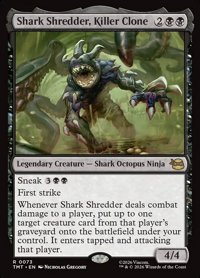 Shark Shredder, Killer Clone 73/190 (Teenage Mutant Ninja Turtles)  | Good Games North