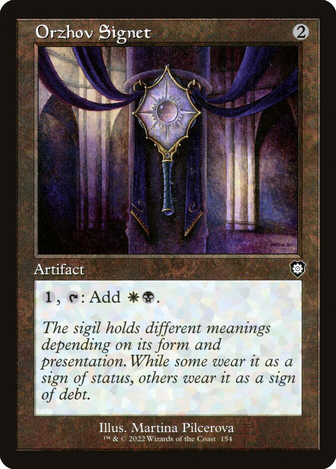 Orzhov Signet 154 (Commander: The Brothers' War)  | Good Games North