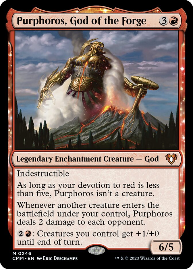 Purphoros, God of the Forge (Commander Masters)  | Good Games North