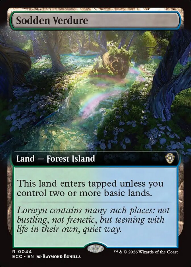 Sodden Verdure  44/176 (Commander: Lorwyn Eclipsed)  - Extended Art | Good Games North