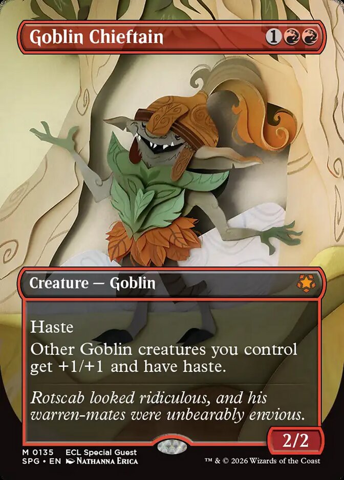 Goblin Chieftain 135 (Special Guests)  - Borderless Foil | Good Games North