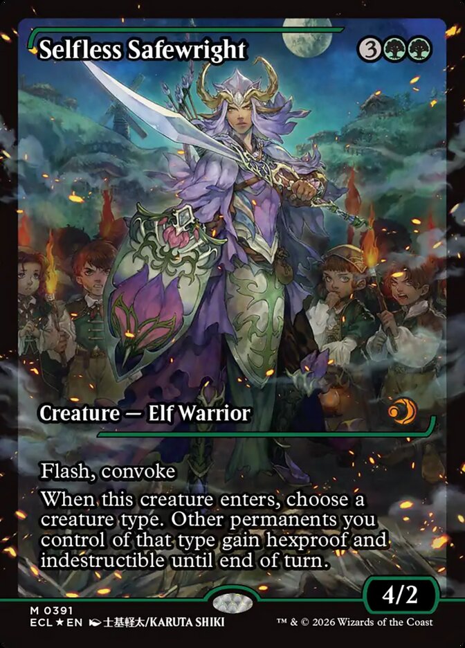 Selfless Safewright Japan Showcase 391 (Lorwyn Eclipsed)  - Foil | Good Games North