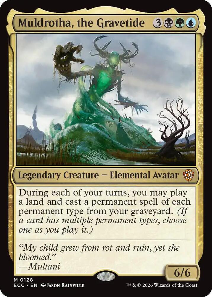 Muldrotha the Gravetide 128 (Commander: Lorwyn Eclipsed)  | Good Games North