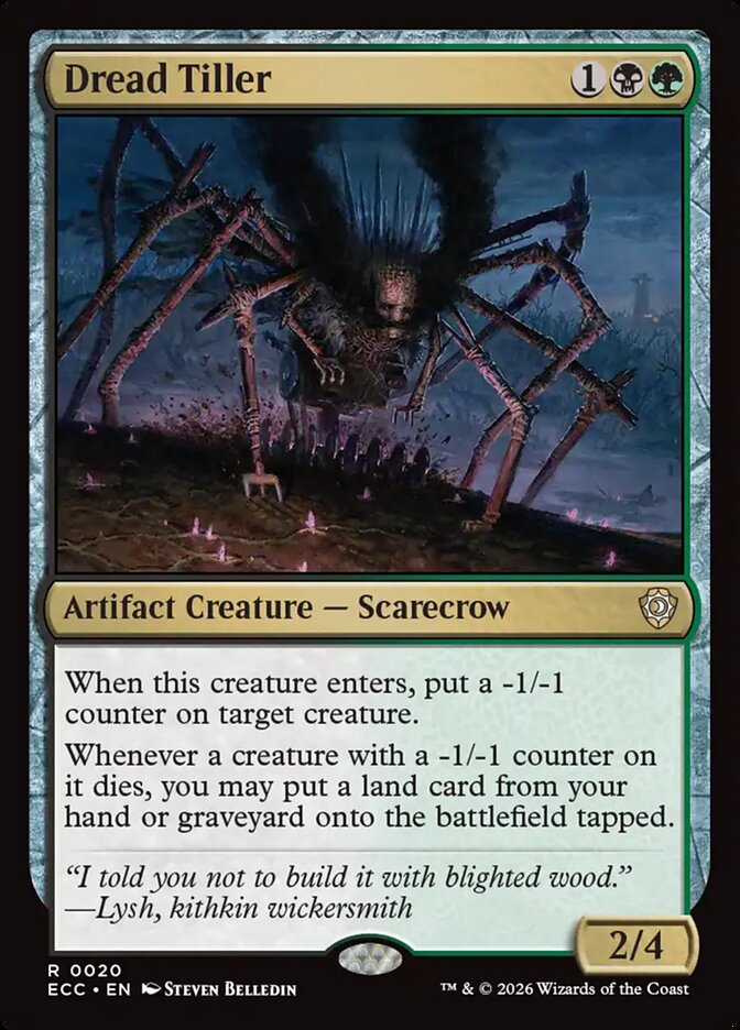 Dread Tiller 20/176 (Commander: Lorwyn Eclipsed)  | Good Games North