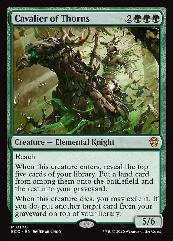 Cavalier of Thorns (Commander: Lorwyn Eclipsed)  | Good Games North