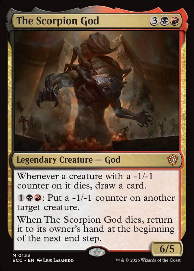 The Scorpion God 133/176 (Commander: Lorwyn Eclipsed)  | Good Games North
