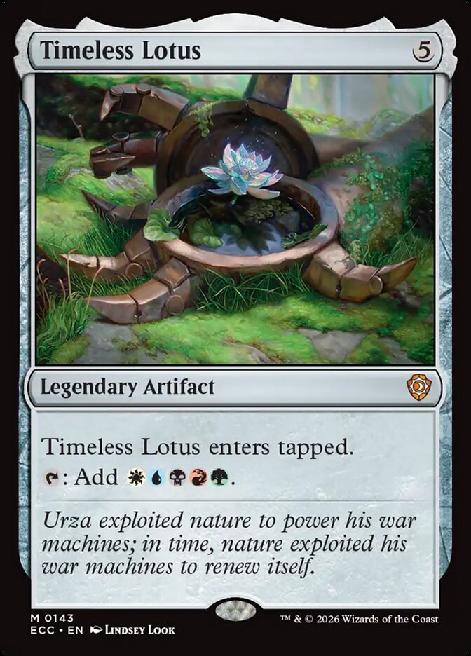 Timeless Lotus (Commander: Lorwyn Eclipsed)  | Good Games North