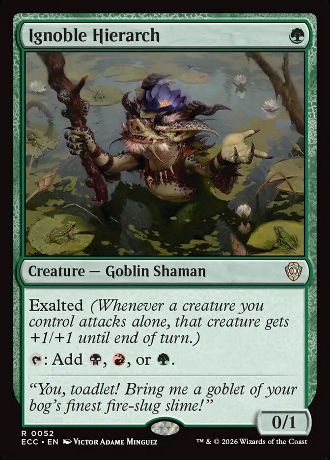 Ignoble Hierarch 52 (Commander: Lorwyn Eclipsed)  | Good Games North