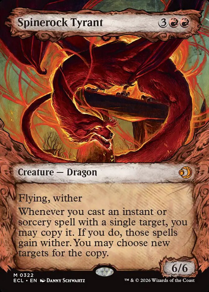 Spinerock Tyrant  322 (Lorwyn Eclipsed)  - Showcase Foil | Good Games North