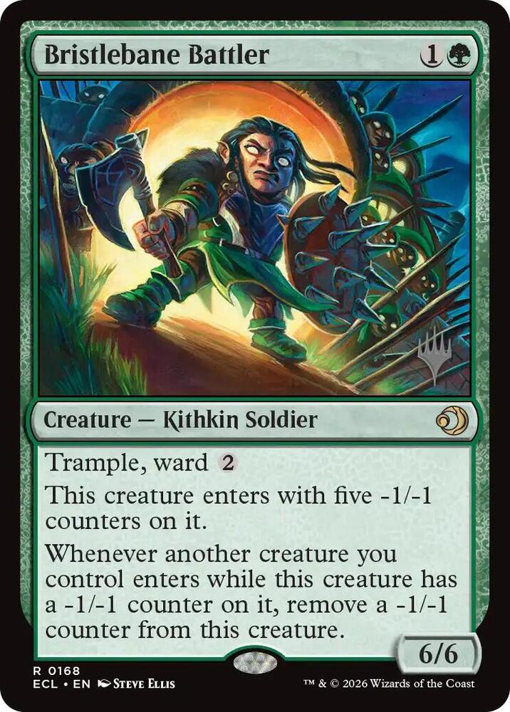 Bristlebane Battler 168p/87 (Promo Pack: Lorwyn Eclipsed)  - Foil | Good Games North