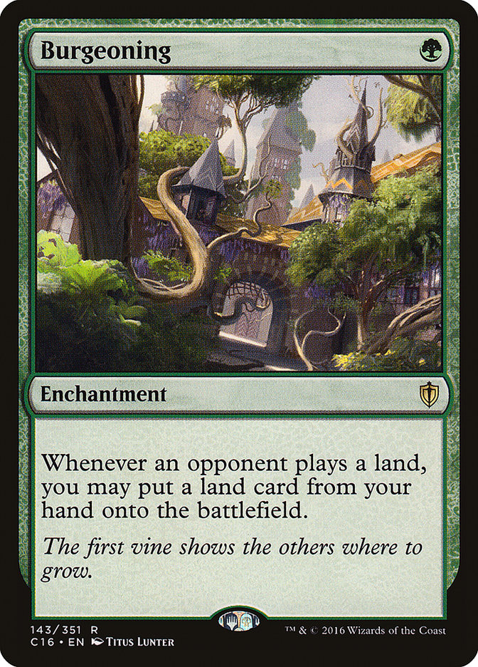 Burgeoning (Commander 2016)  | Good Games North