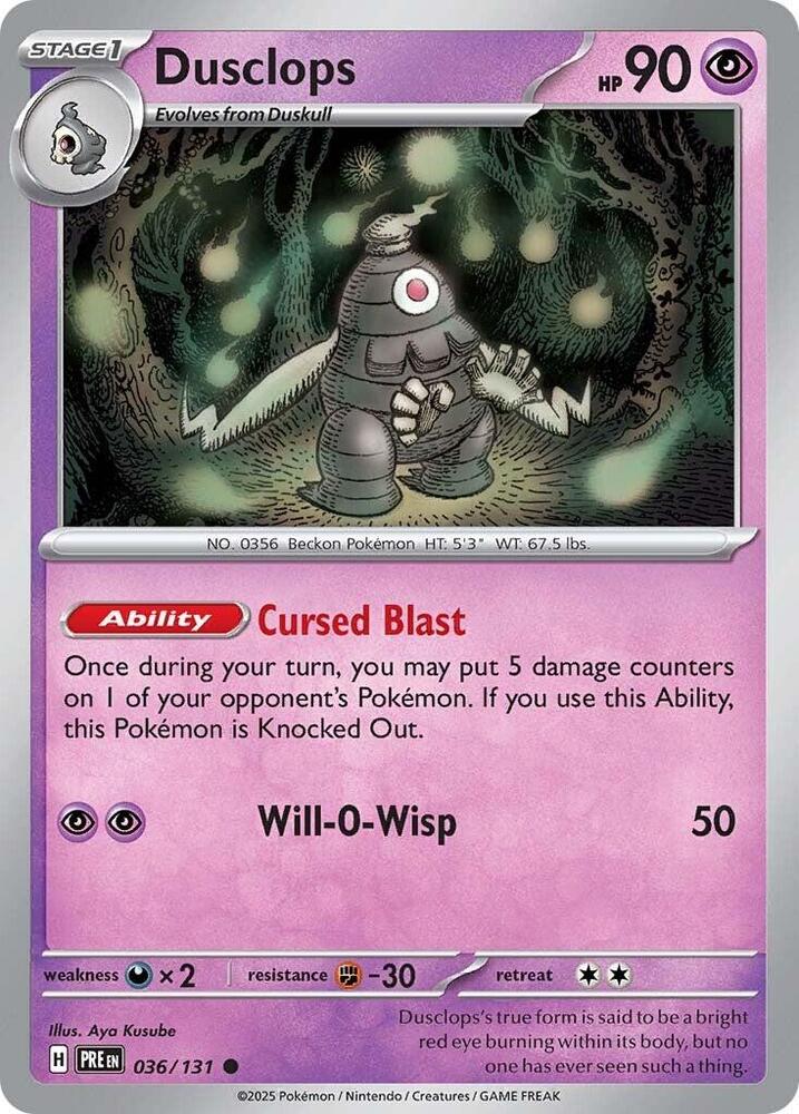 Dusclops 036/131 (SV: Prismatic Evolutions)  | Good Games North