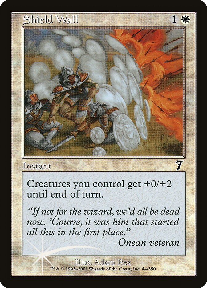 Shield Wall 44★/350 (7th Edition)  - Foil | Good Games North