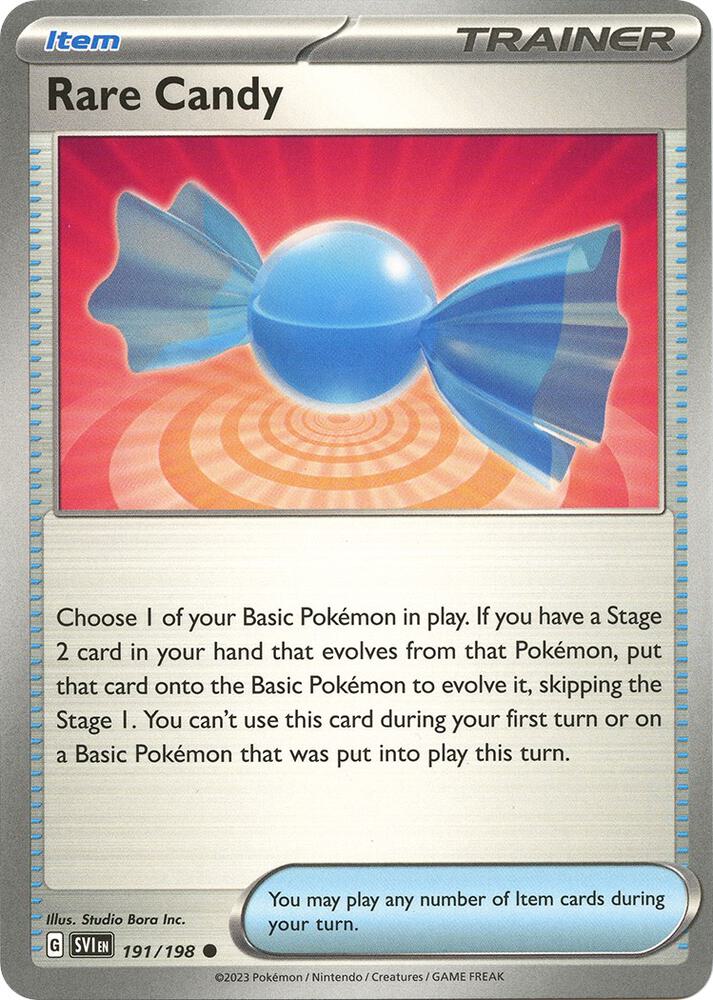 Rare Candy 191/198 (SV01: Scarlet & Violet Base Set)  | Good Games North