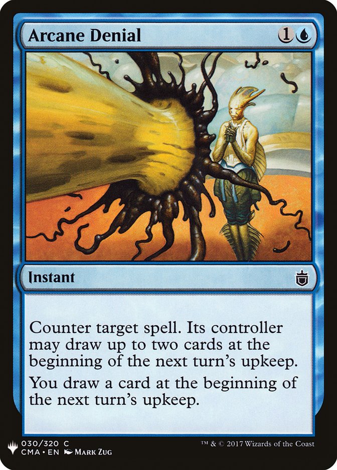Arcane Denial (The List Reprints)  | Good Games North