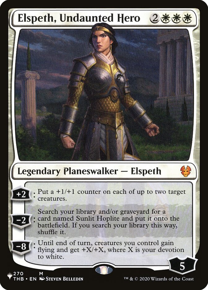 Elspeth, Undaunted Hero (The List Reprints)  | Good Games North