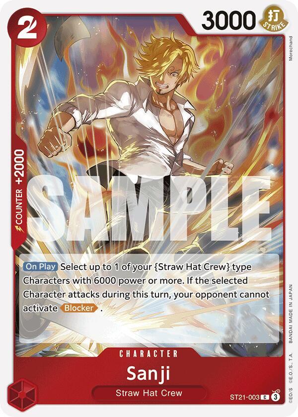 Sanji ST21-003 (Starter Deck EX: Gear 5)  - Foil | Good Games North