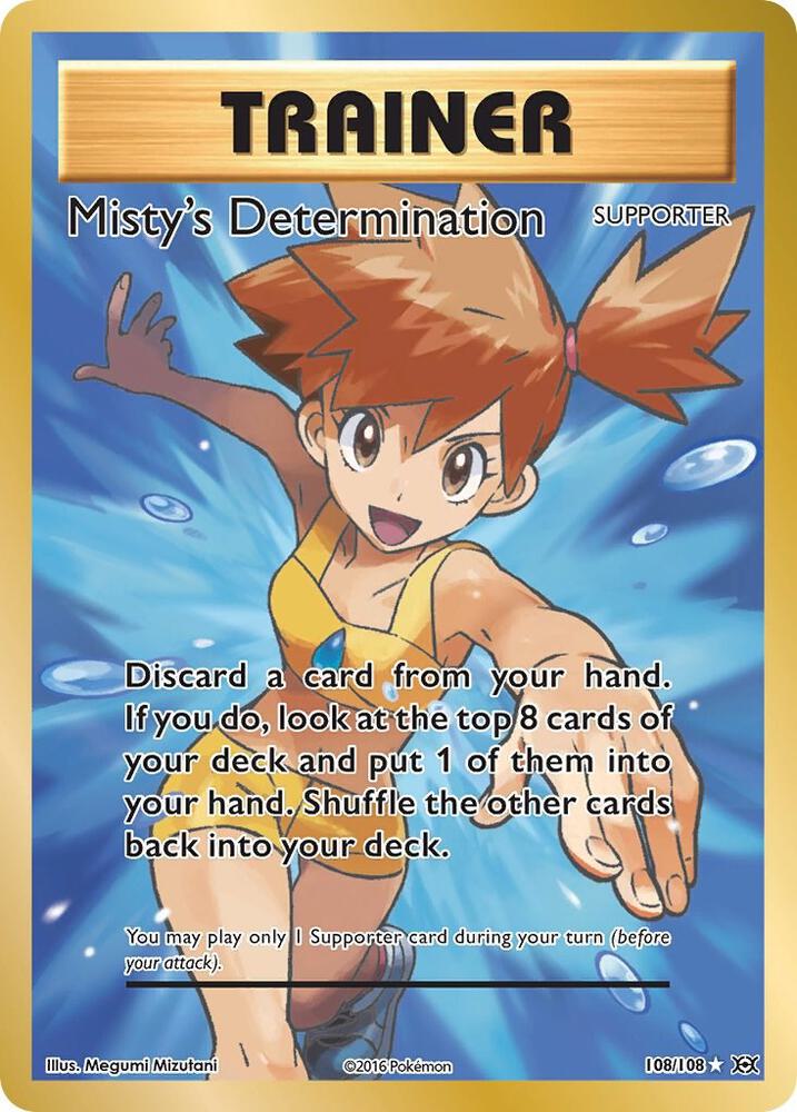 Misty's Determination 108/108 (XY - Evolutions)  - Holofoil | Good Games North