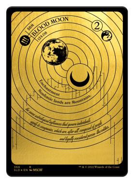 Blood Moon Foil Etched Gold (Secret Lair Drop Series)  - undefined | Good Games North