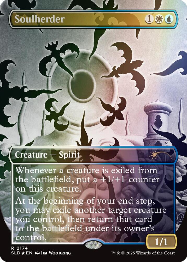 Soulherder 2174 (Secret Lair Drop Series)  - Borderless Rainbow Foil | Good Games North