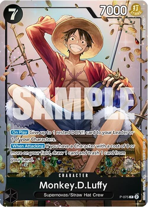 Monkey.D.Luffy (Tin Pack Set Vol.2) P-075 (One Piece Promotion Cards)  - Foil | Good Games North
