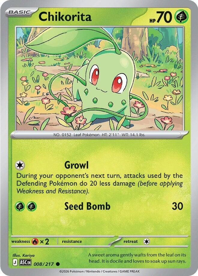 Chikorita 008/217 (ME: Ascended Heroes)  | Good Games North