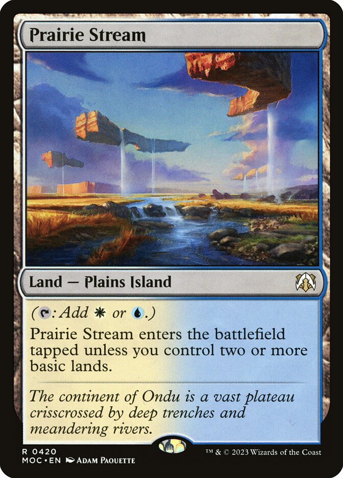 Prairie Stream 420/444 (Commander: March of the Machine)  | Good Games North